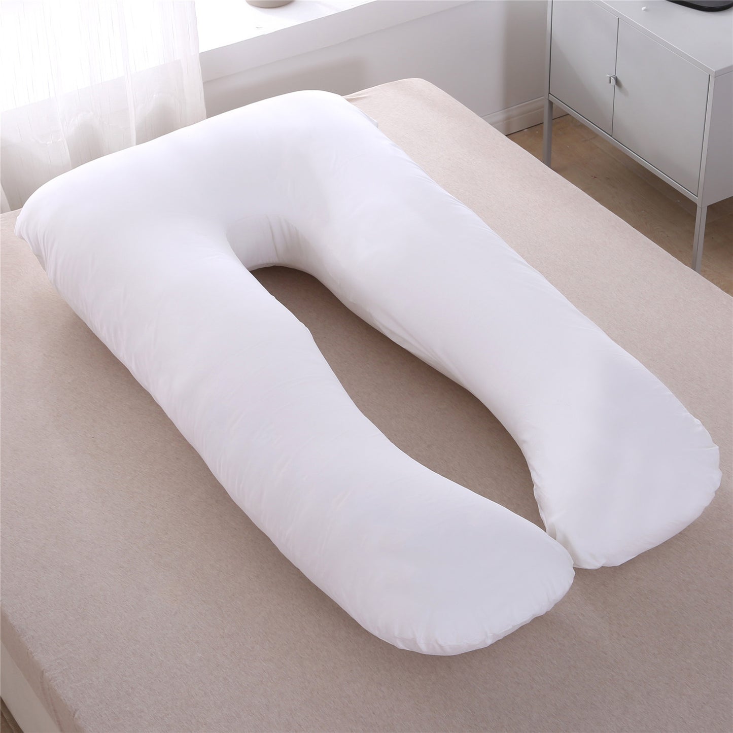 Maternity Body Pillow White
