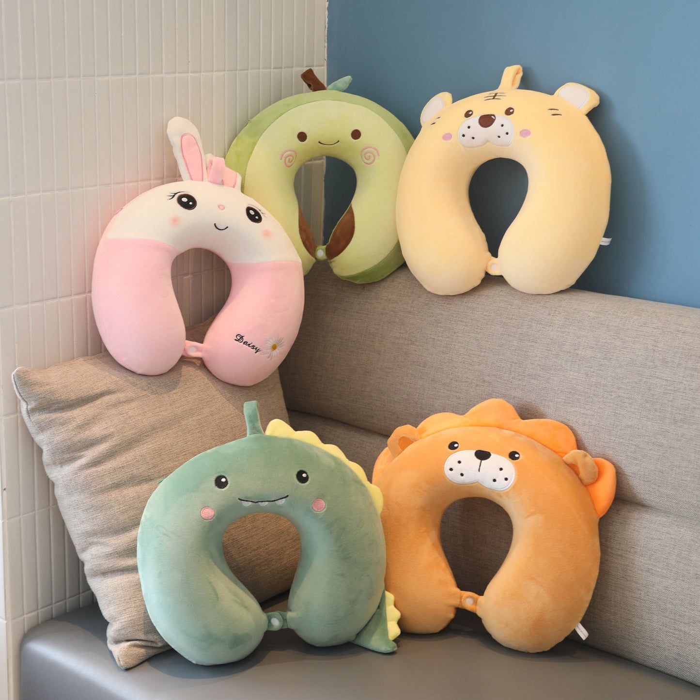 Animal Memory Foam U-shaped Pillow