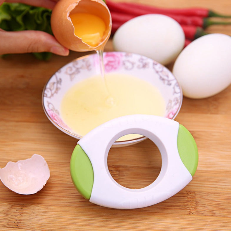 Egg Opener in use