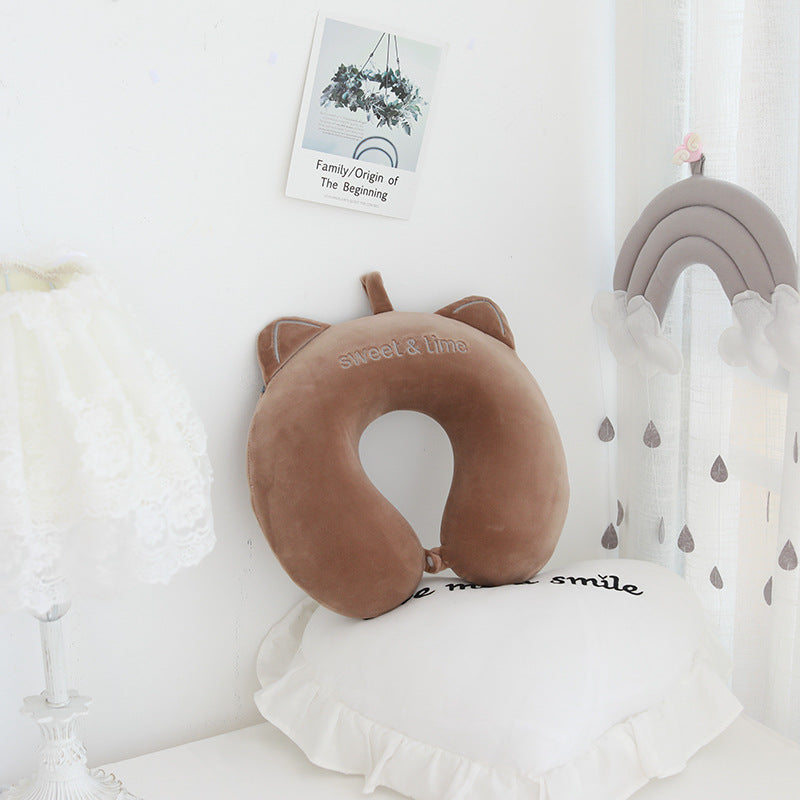 Animal Memory Foam U-shaped Pillow