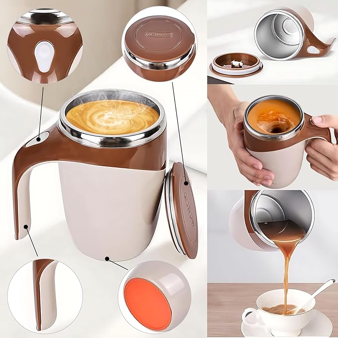 Self Stirring Coffee Cup