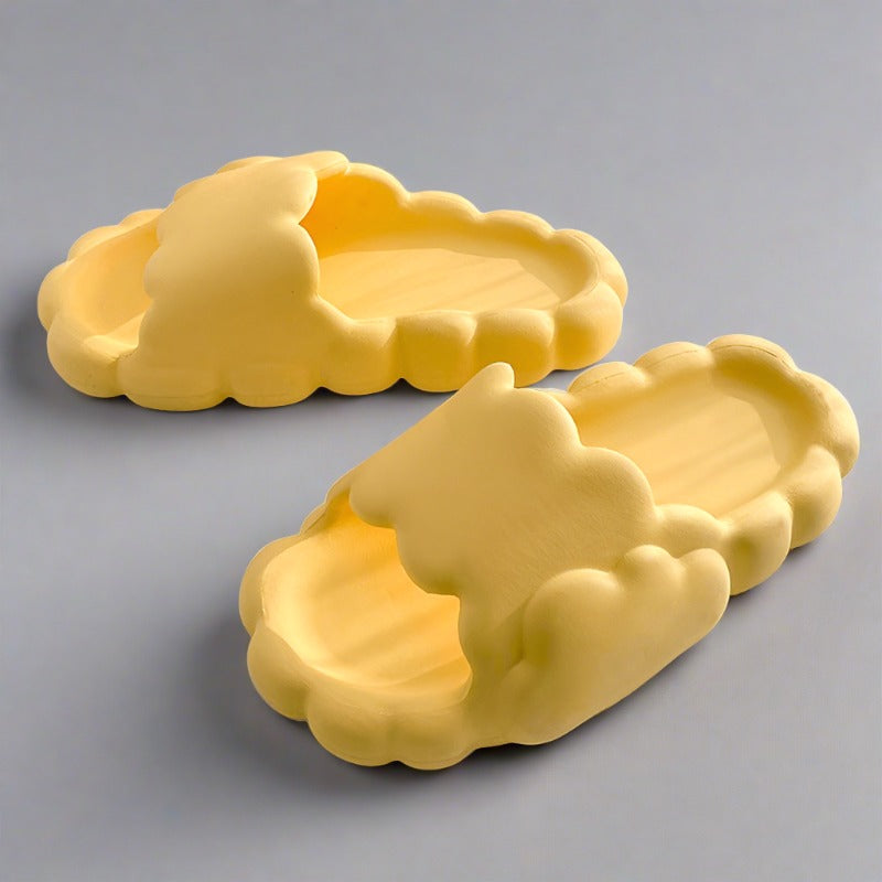 Non-slip Cloud Slides Yellow