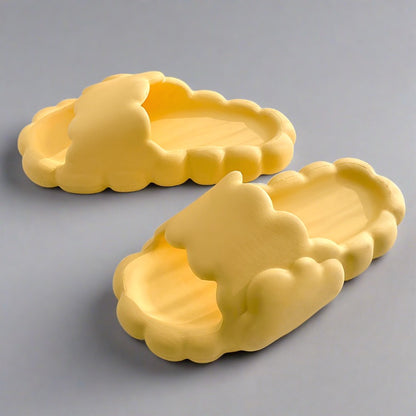 Non-slip Cloud Slides Yellow