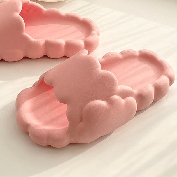 Non-slip Cloud Slides Pink